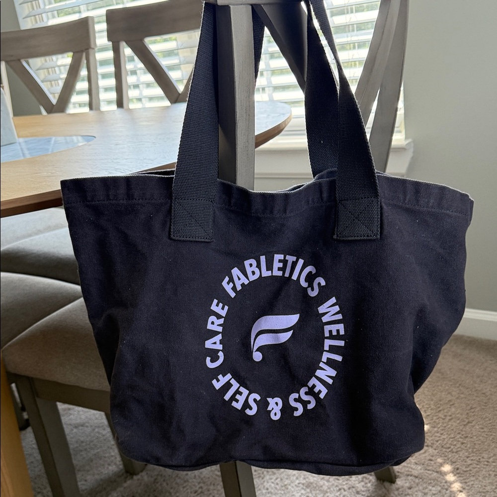 Fabletics Black Wellness Tote